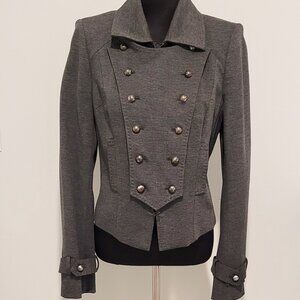 Robert Rodriguez Admiral Military Jacket Size 12 Xtra Long Sleeves